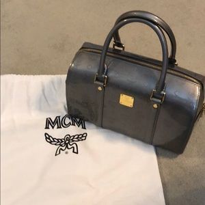 MCM Bowling Satchel Bag